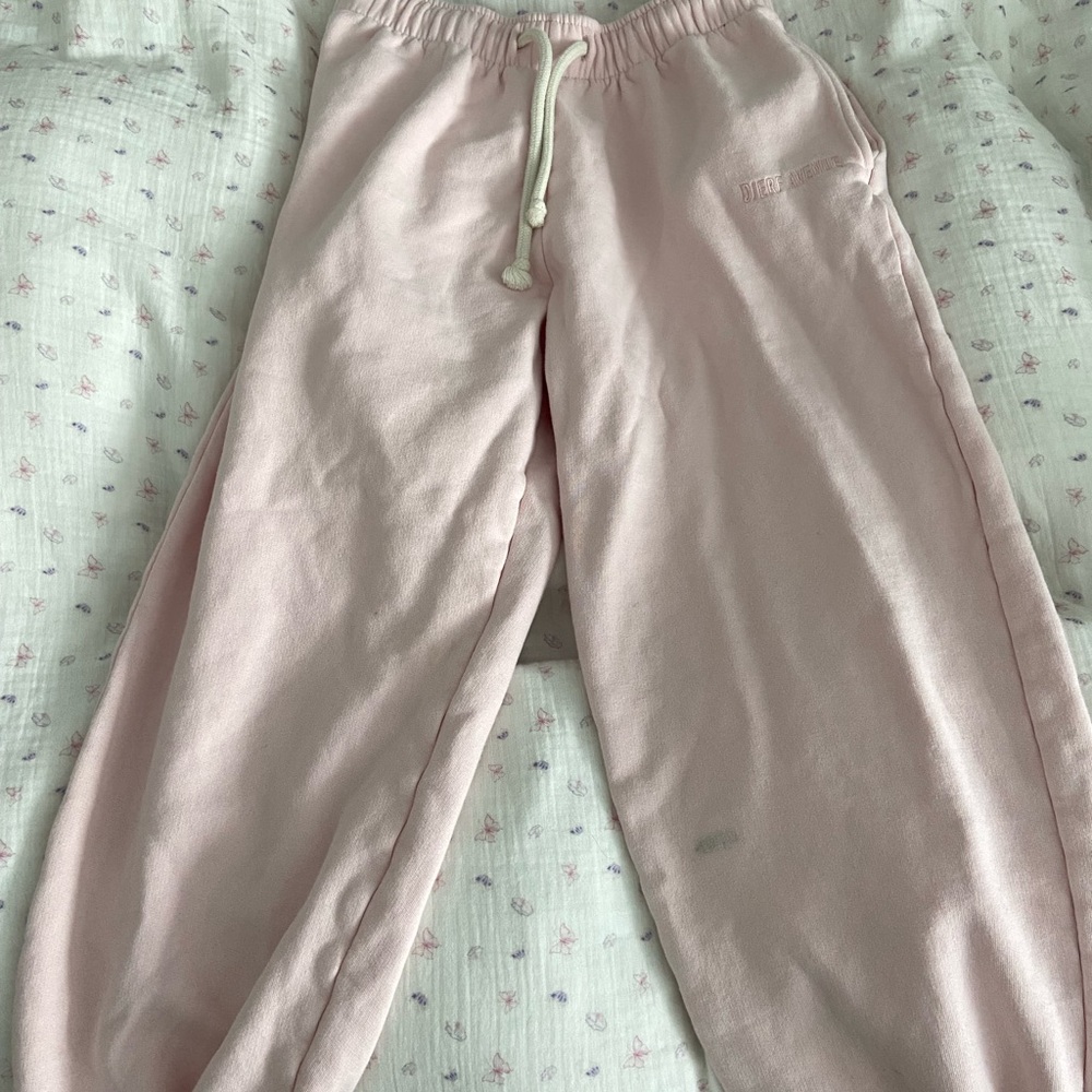 Djerf Avenue Baby Pink Sweatpants